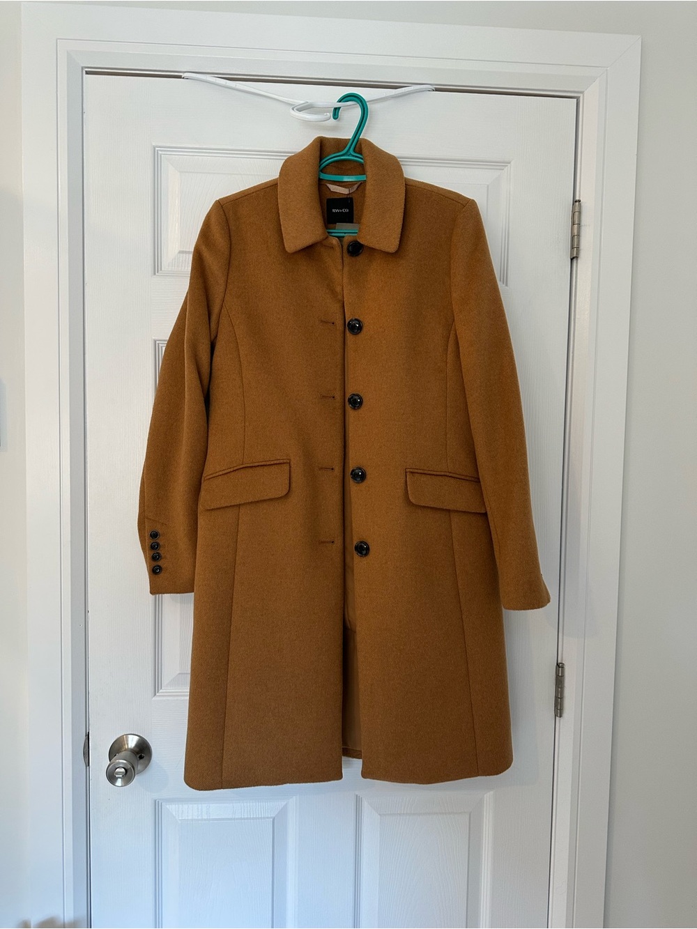 NWT! RW&CO wool blend coat